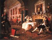 William Hogarth, Marriage a la Mode Scene II Early in the Morning